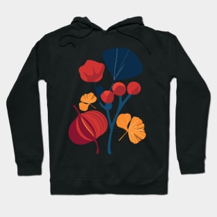 vintage physalis and leaves Hoodie